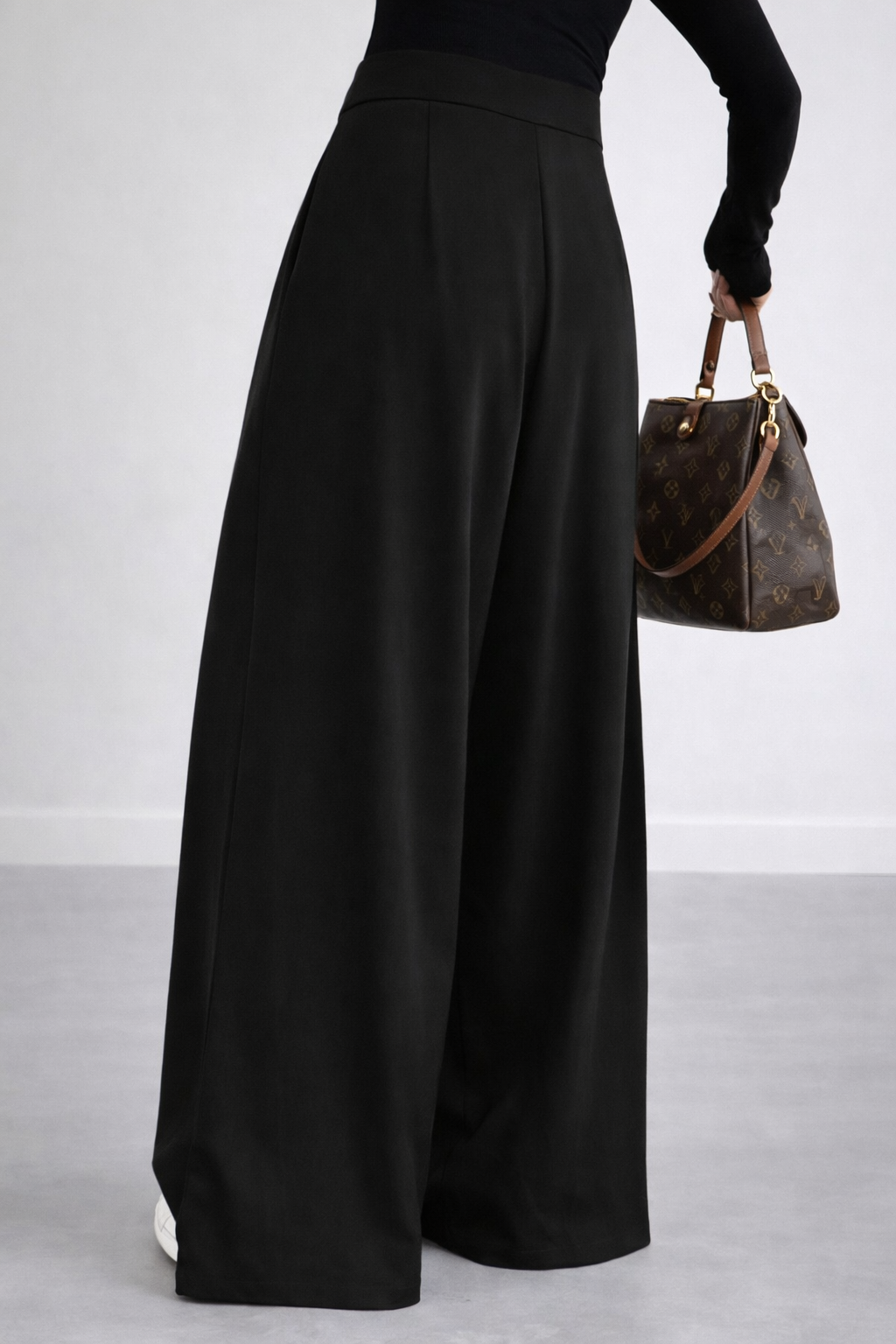 Milano Wide Leg Pants - Black