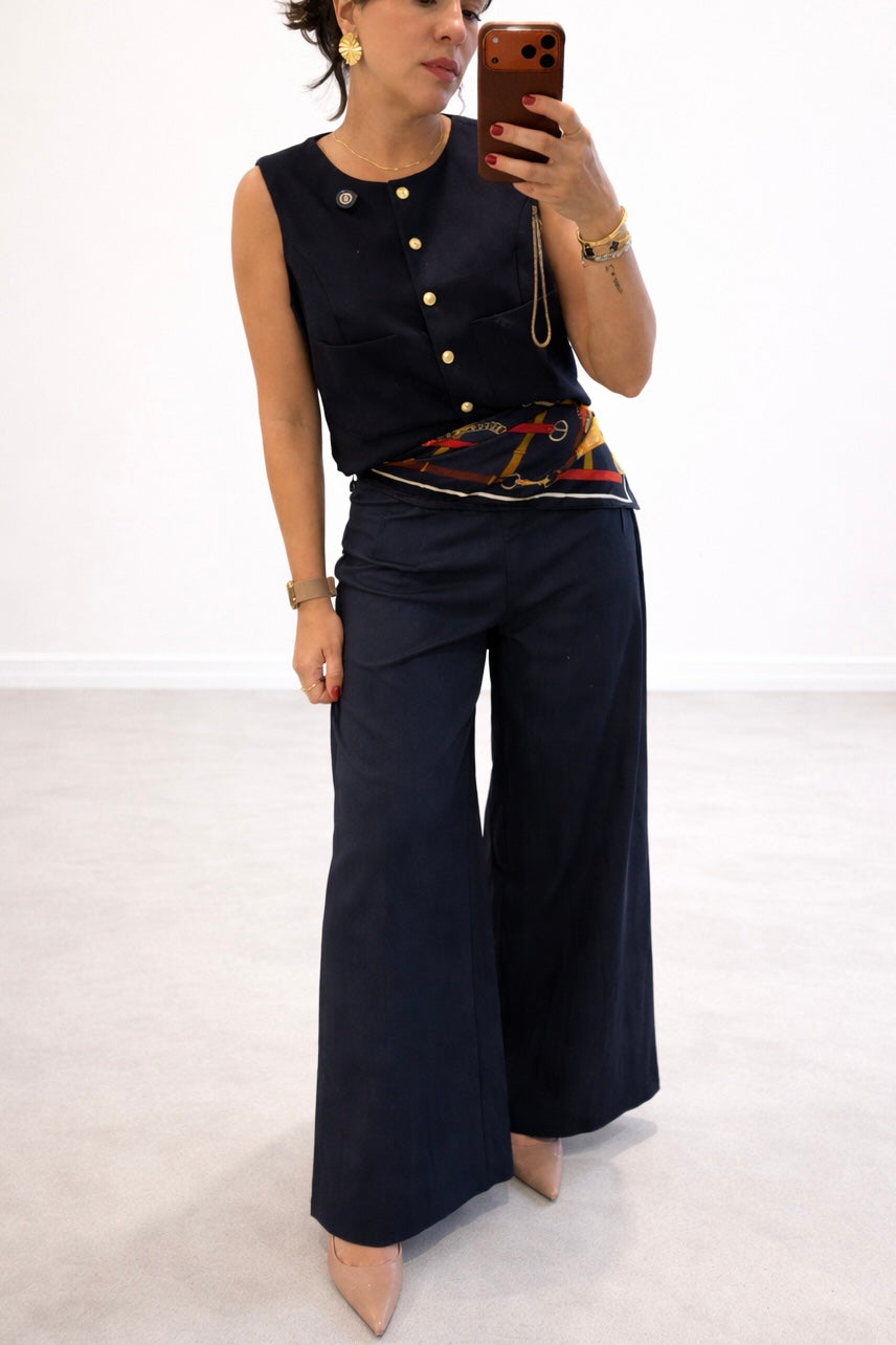 Essencial  Wide Leg  Pants