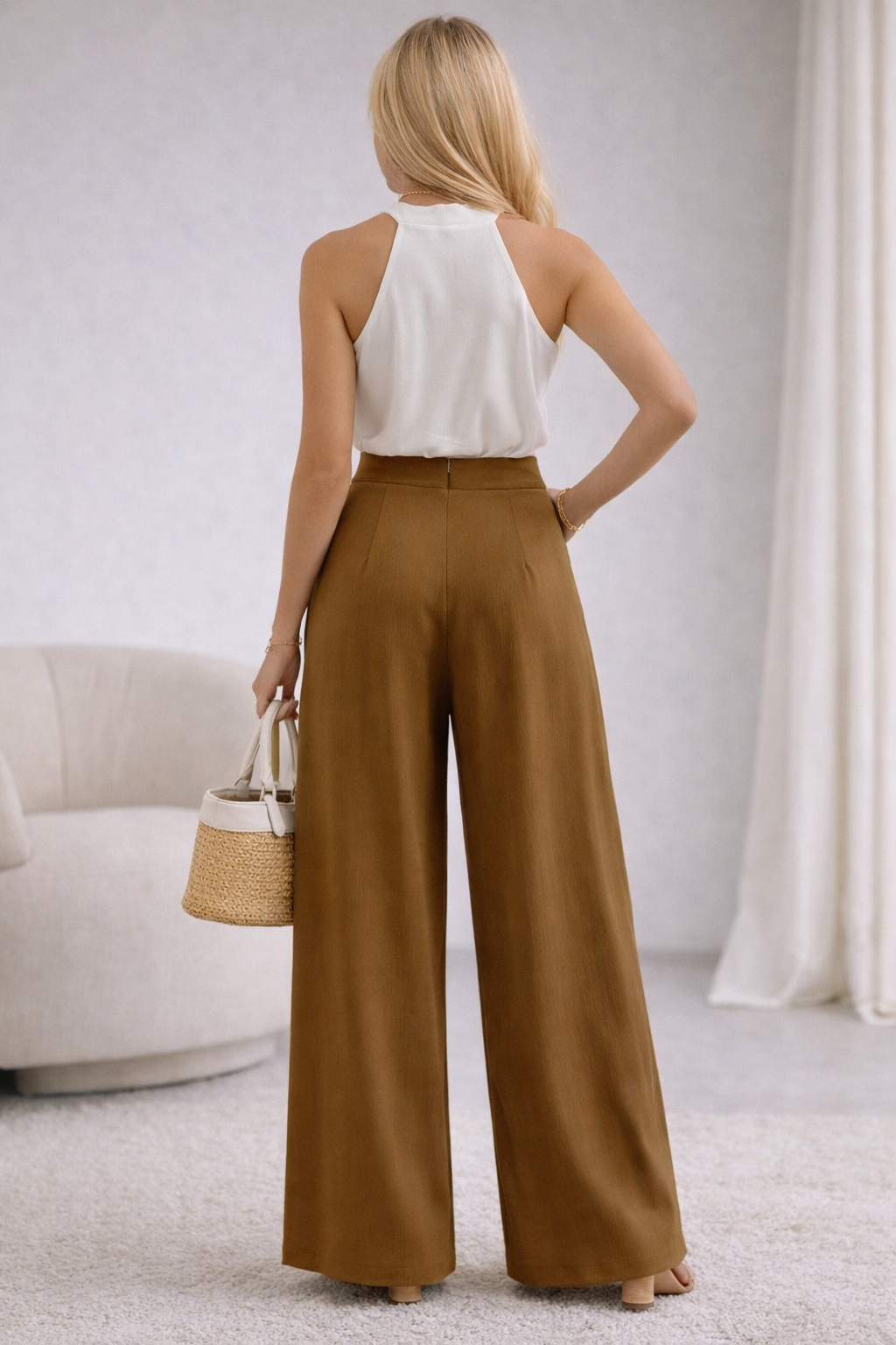 Essencial  Wide Leg  Pants