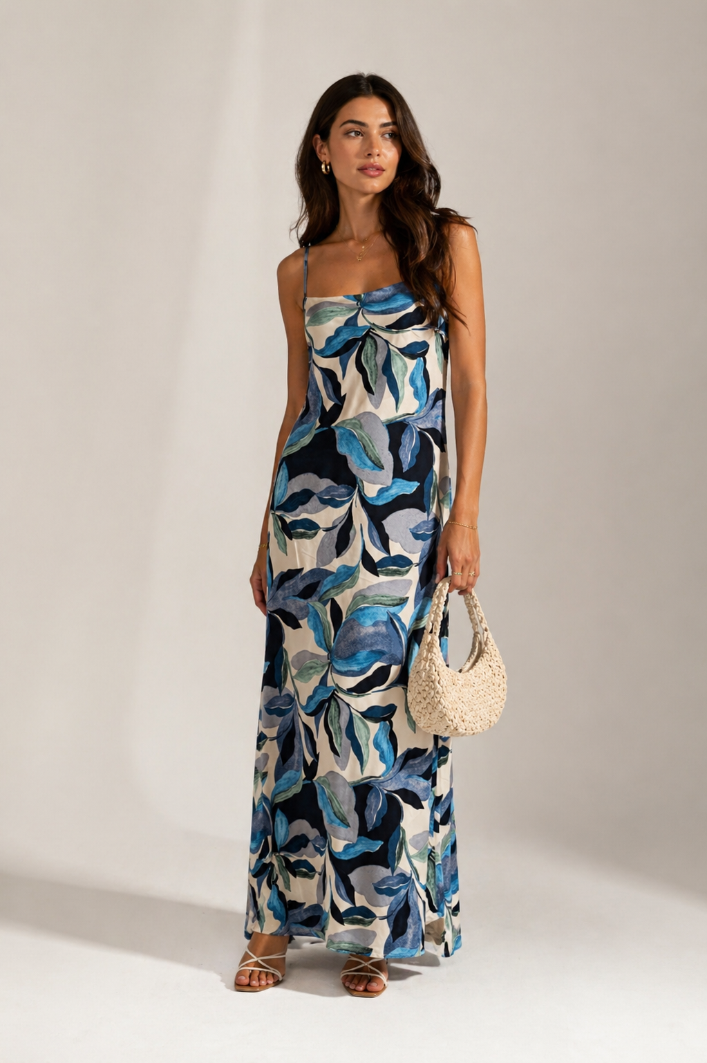 Azure Breeze Maxi Dress