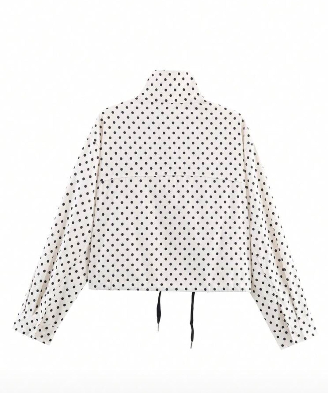 Polka Dot Bomber Jacket