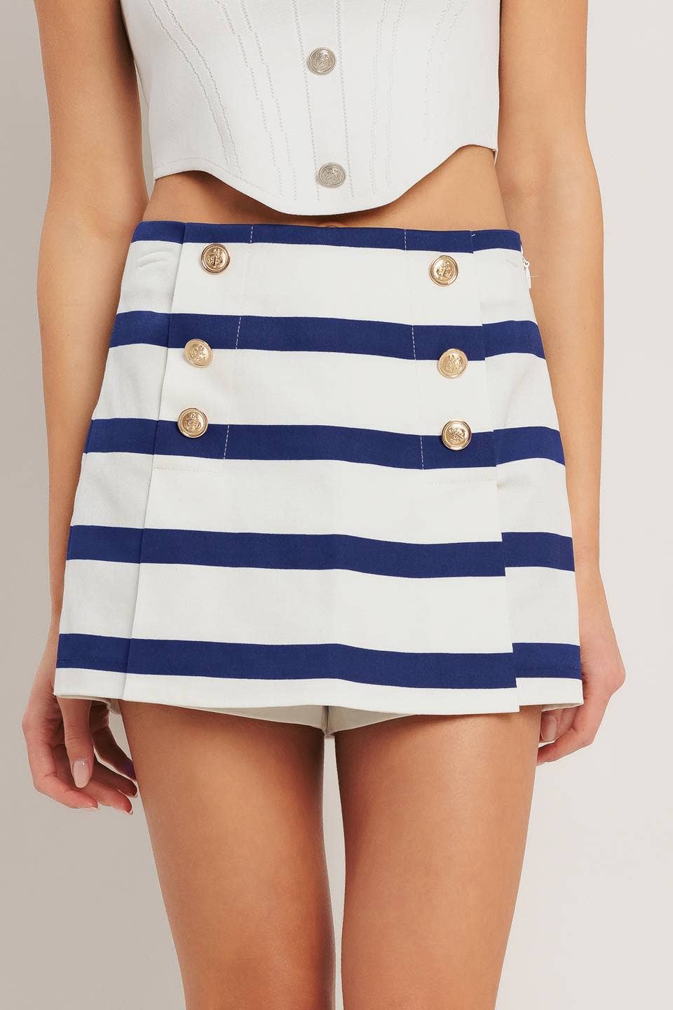 Marina Striped Skort