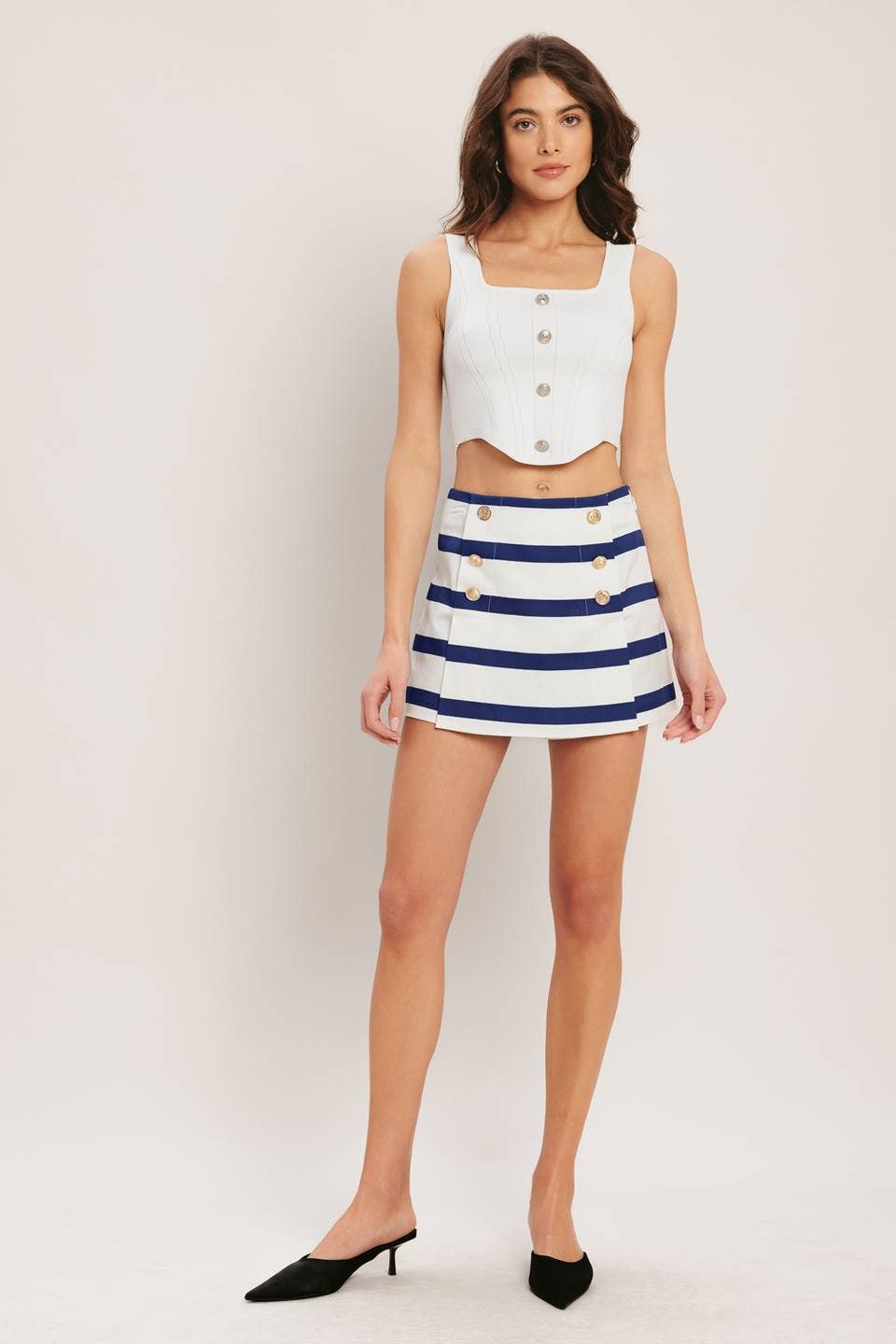 Marina Striped Skort